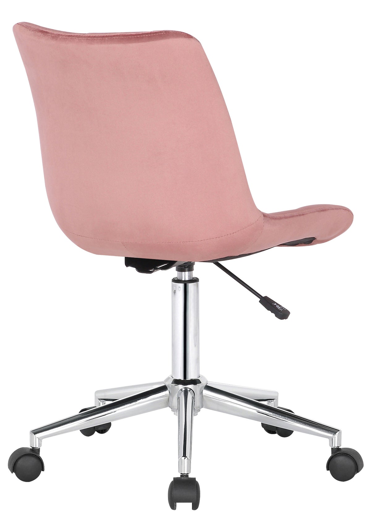 Bureaustoel Medford Fluweel roze pink