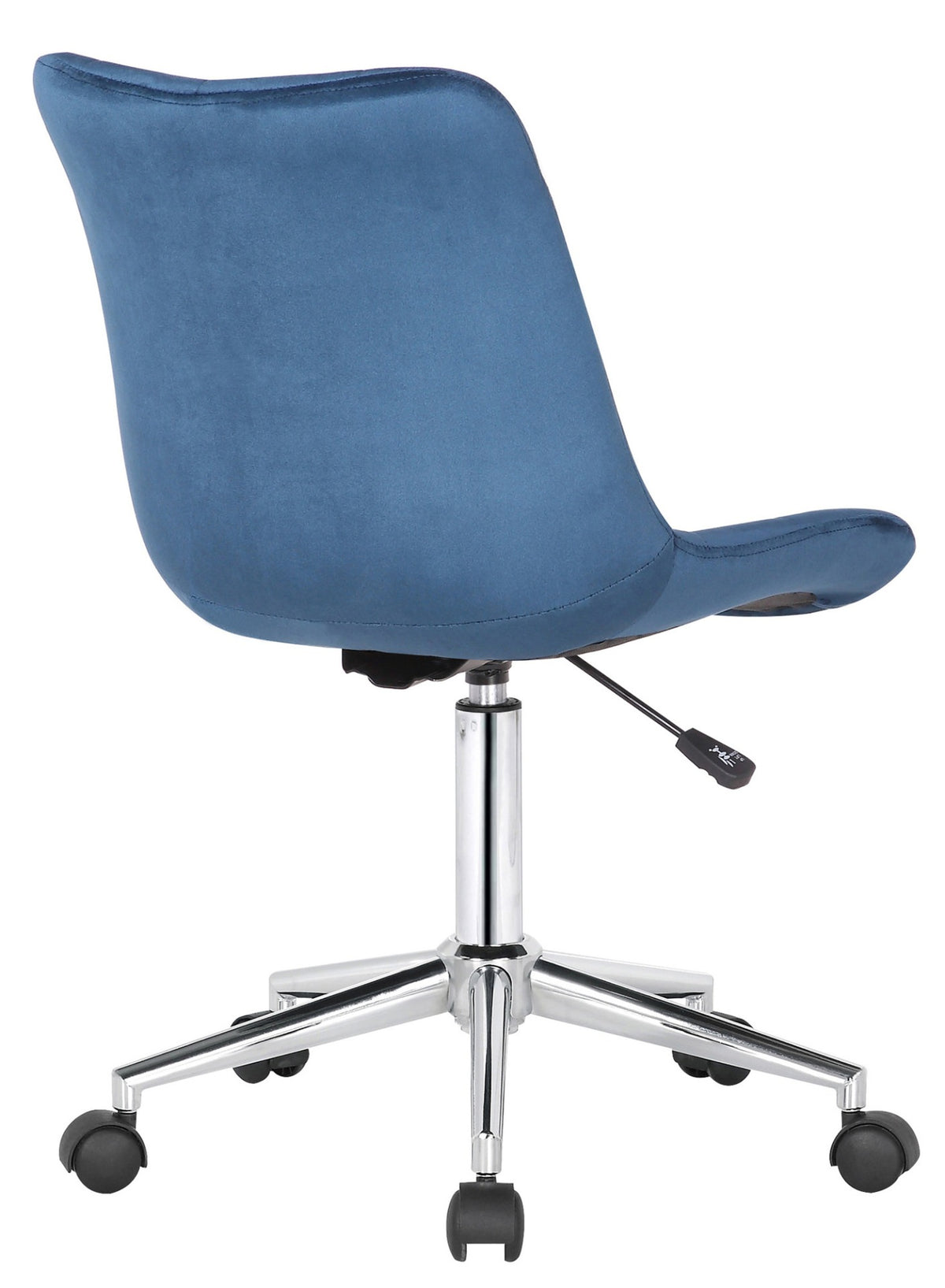Bureaustoel Medford Fluweel blauw blau