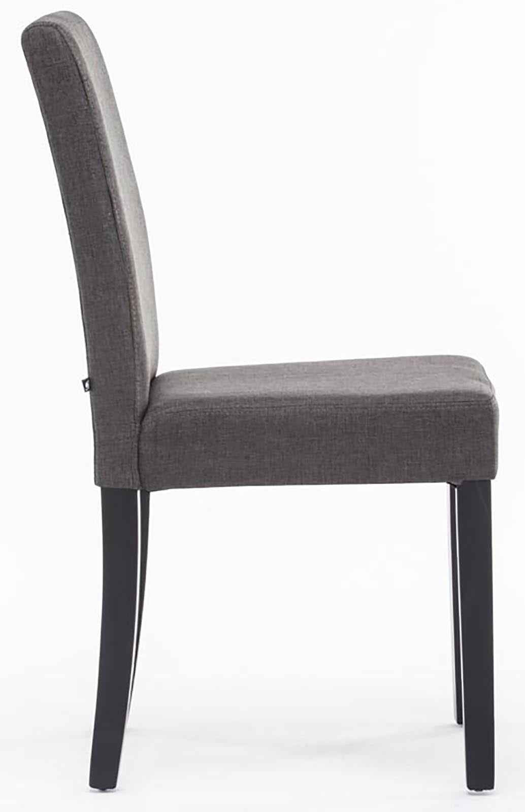 Set van 2 Eetkamerstoelen Ina Stof donkergrijs,zwart dunkelgrau