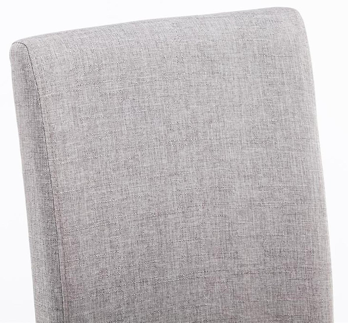 Set van 2 Eetkamerstoelen Ina Stof licht grijs,cappuccino hellgrau