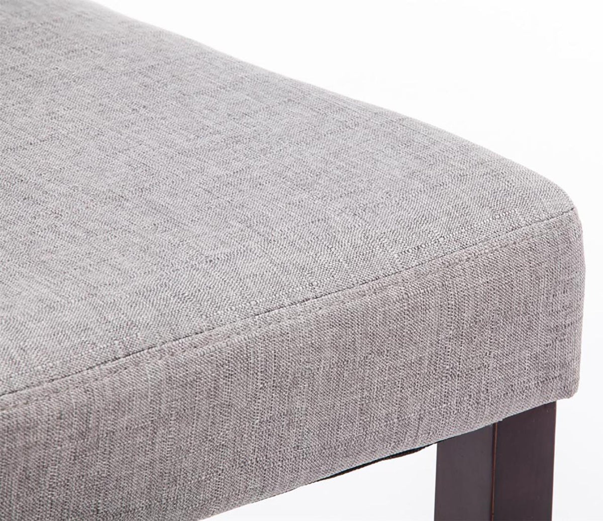 Set van 2 Eetkamerstoelen Ina Stof licht grijs,cappuccino hellgrau
