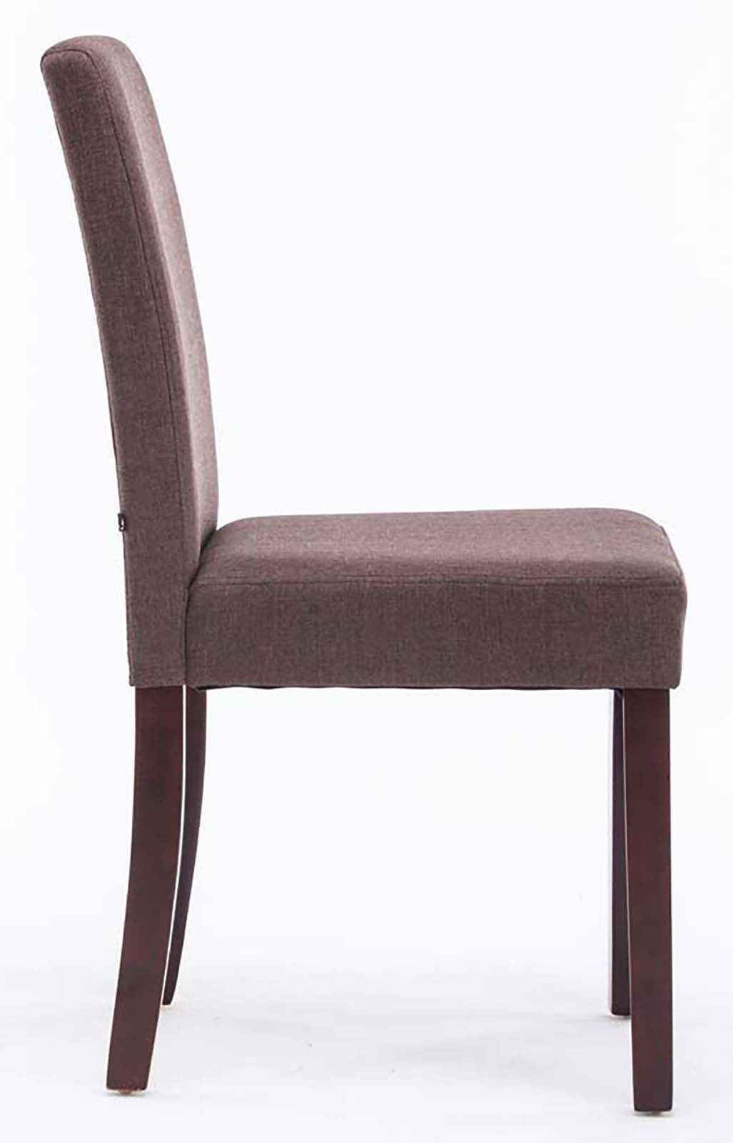 Set van 2 Eetkamerstoelen Ina Stof bruin,cappuccino braun