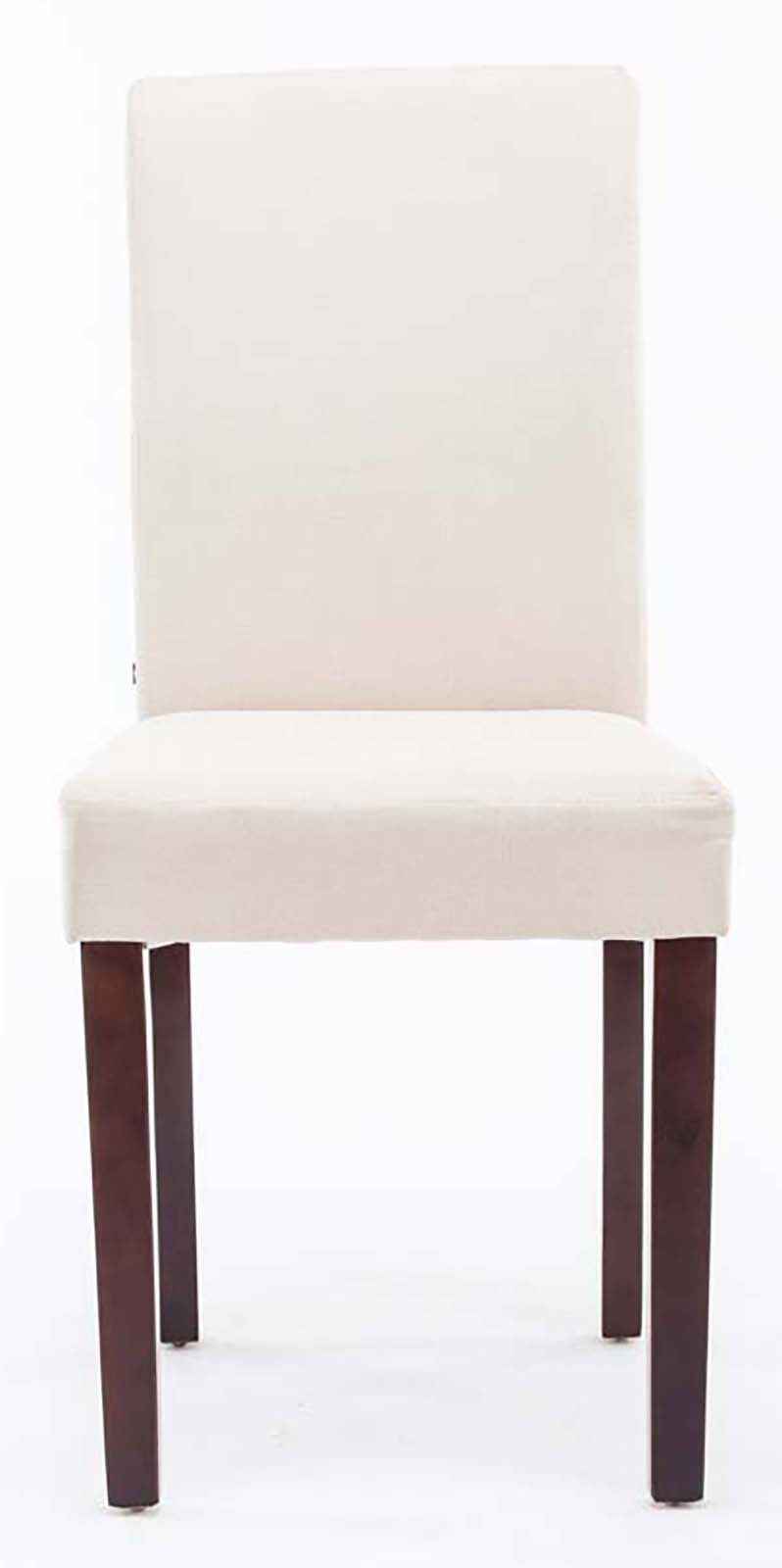 Set van 2 Eetkamerstoelen Ina Stof creme,cappuccino creme