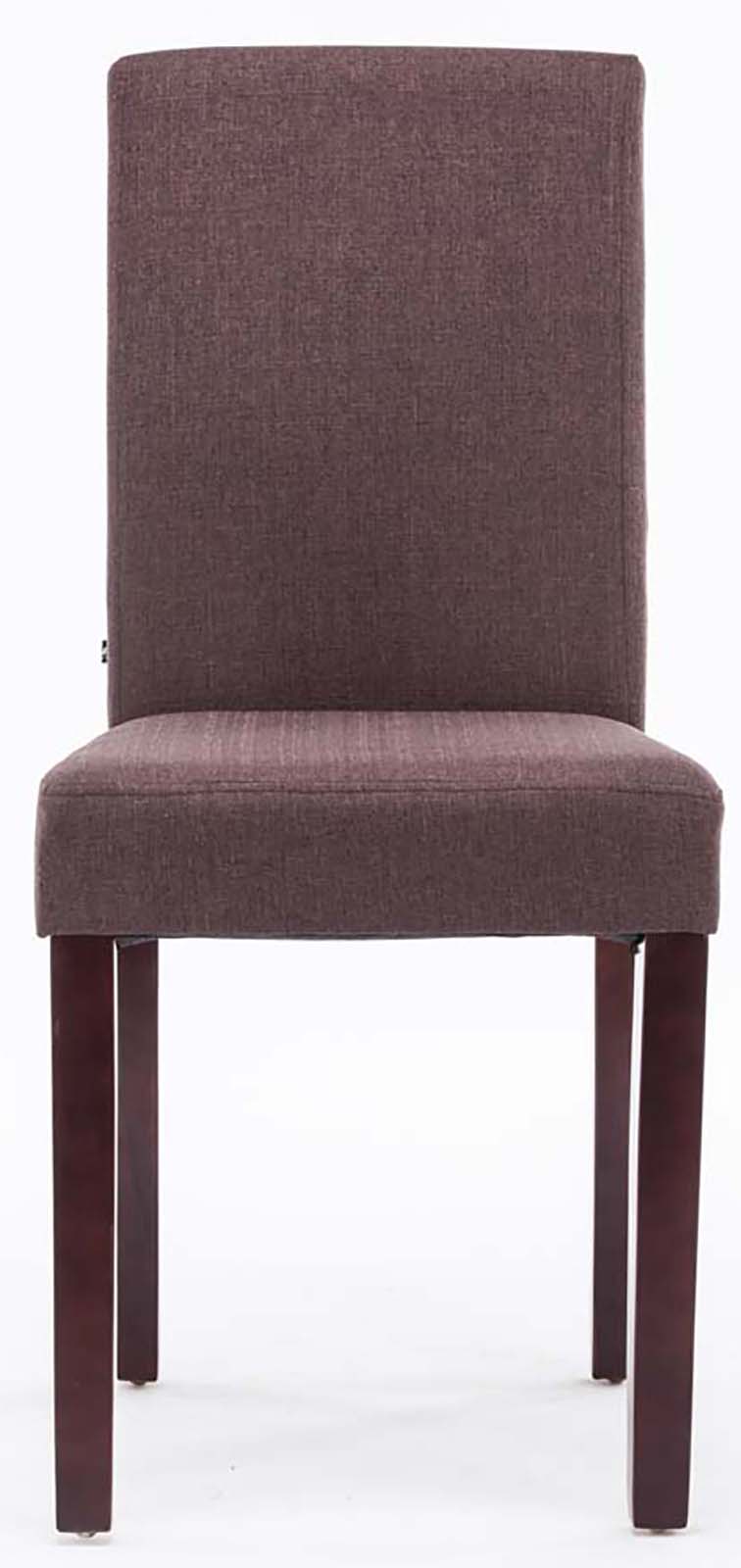 Set van 4 Eetkamerstoel Ina Stof bruin,cappuccino braun