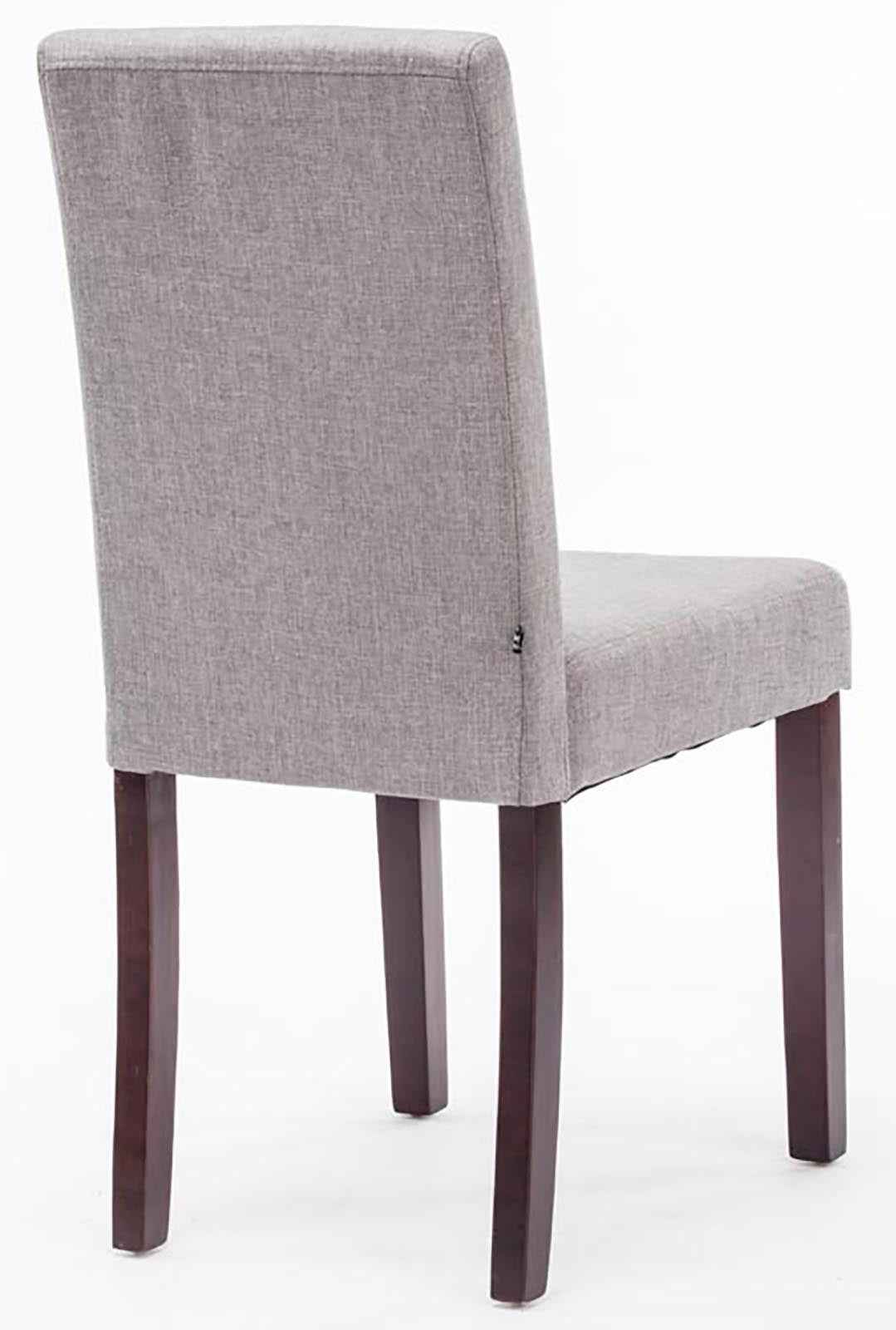 Set van 4 Eetkamerstoel Ina Stof licht grijs,cappuccino hellgrau