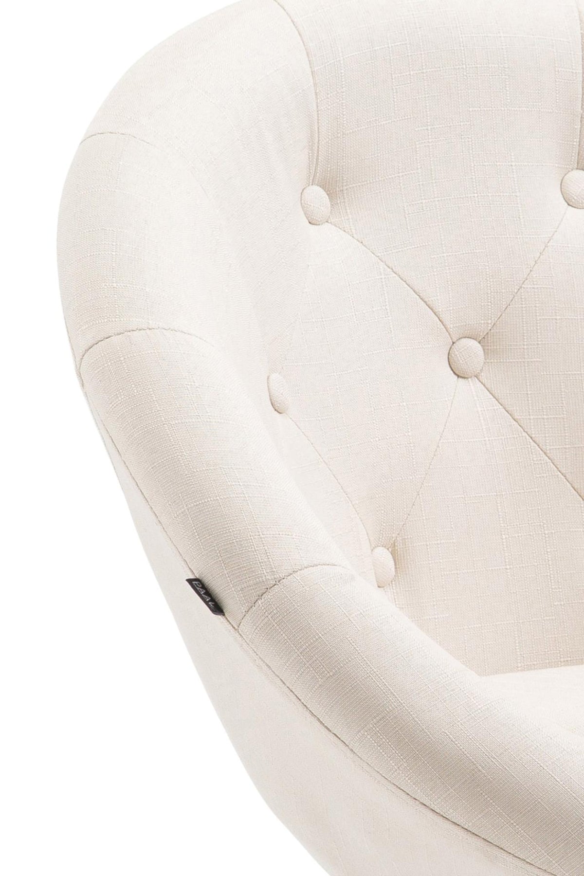 Barkruk London V2 Stof creme,chroom creme