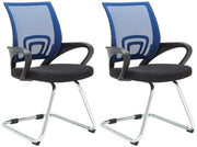 Set van 2 Eureka stoelen blauw blau