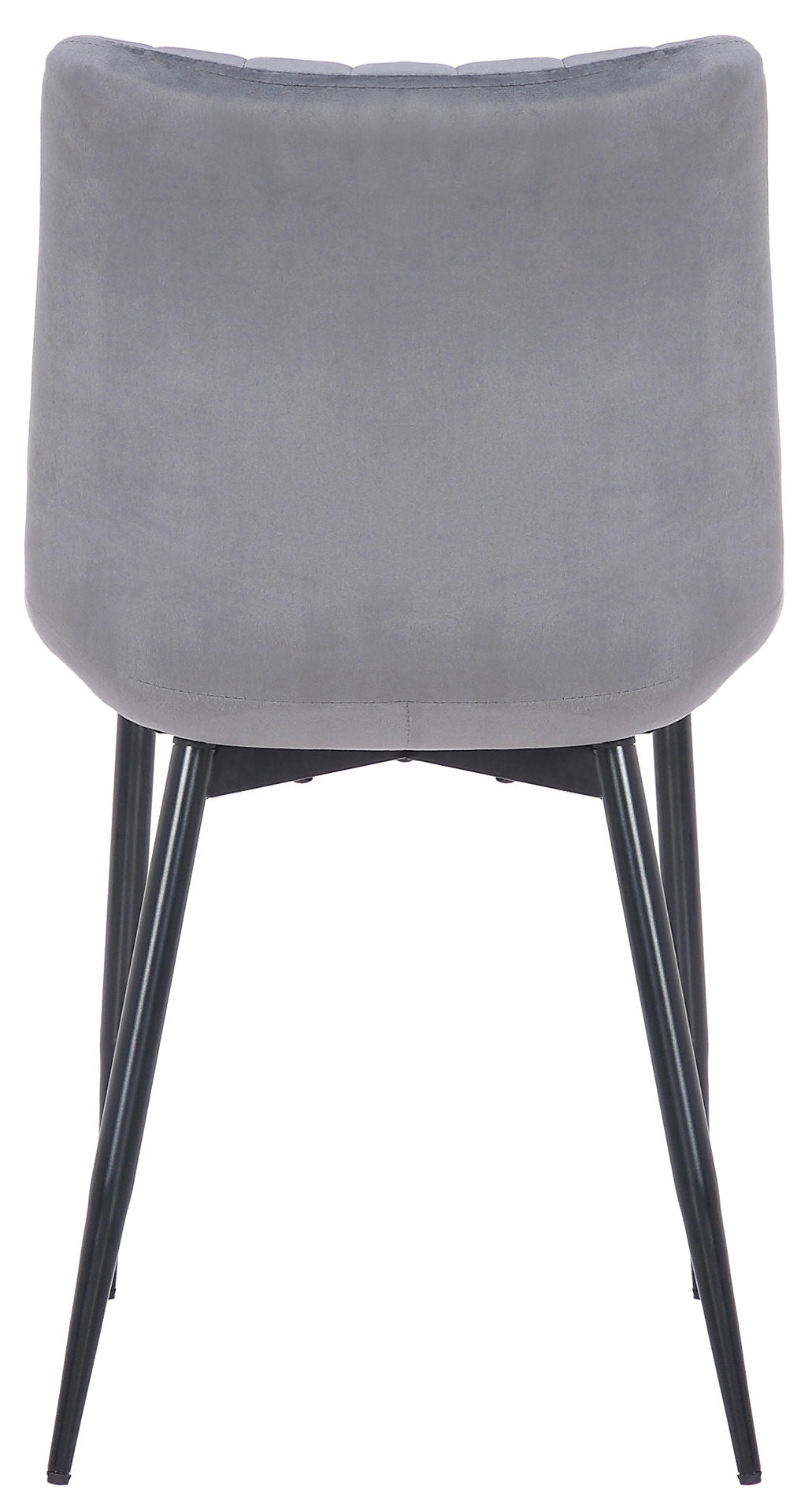 Set van 2 Stoelen Rahden Fluweel grijs grau
