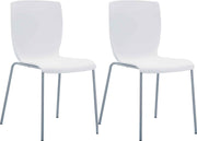 Set van 2 Mio Tuinstoelen wit weiß