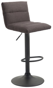 Barhocker Limerick Stoff schwarz dunkelgrau