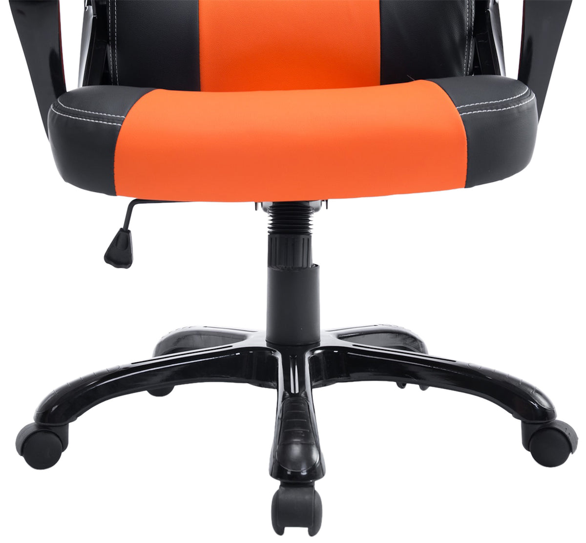 Bureaustoel XL Pedro zwart/oranje schwarz/orange