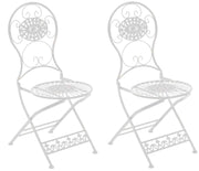 Set van 2 Tuinstoelen Mani wit weiß