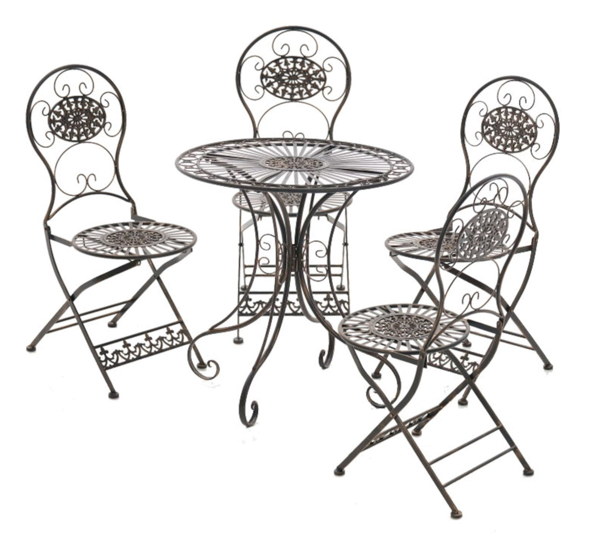 Set van 2 Tuinstoelen Mani bronzen bronze
