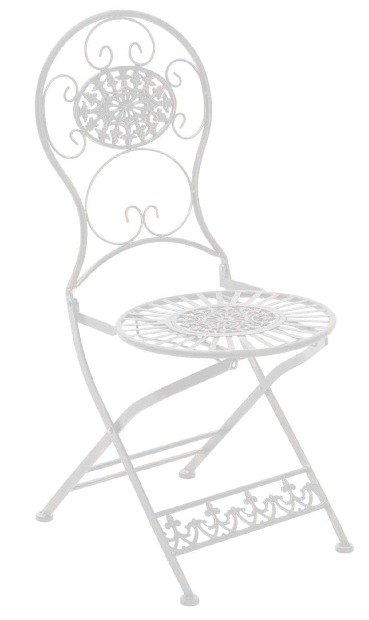 Set van 2 Tuinstoelen Mani wit weiß
