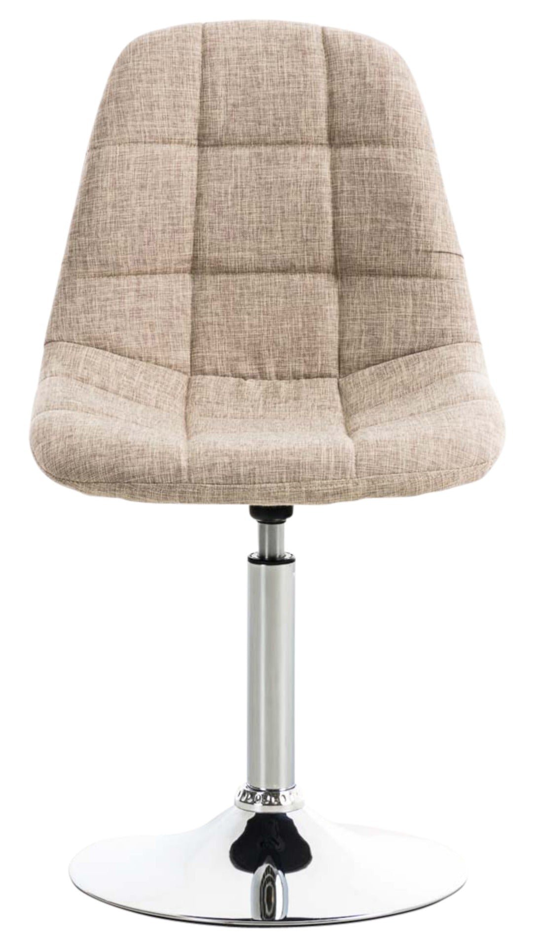 Set van 2 Emil Eetkamerstoelen - Stof creme creme