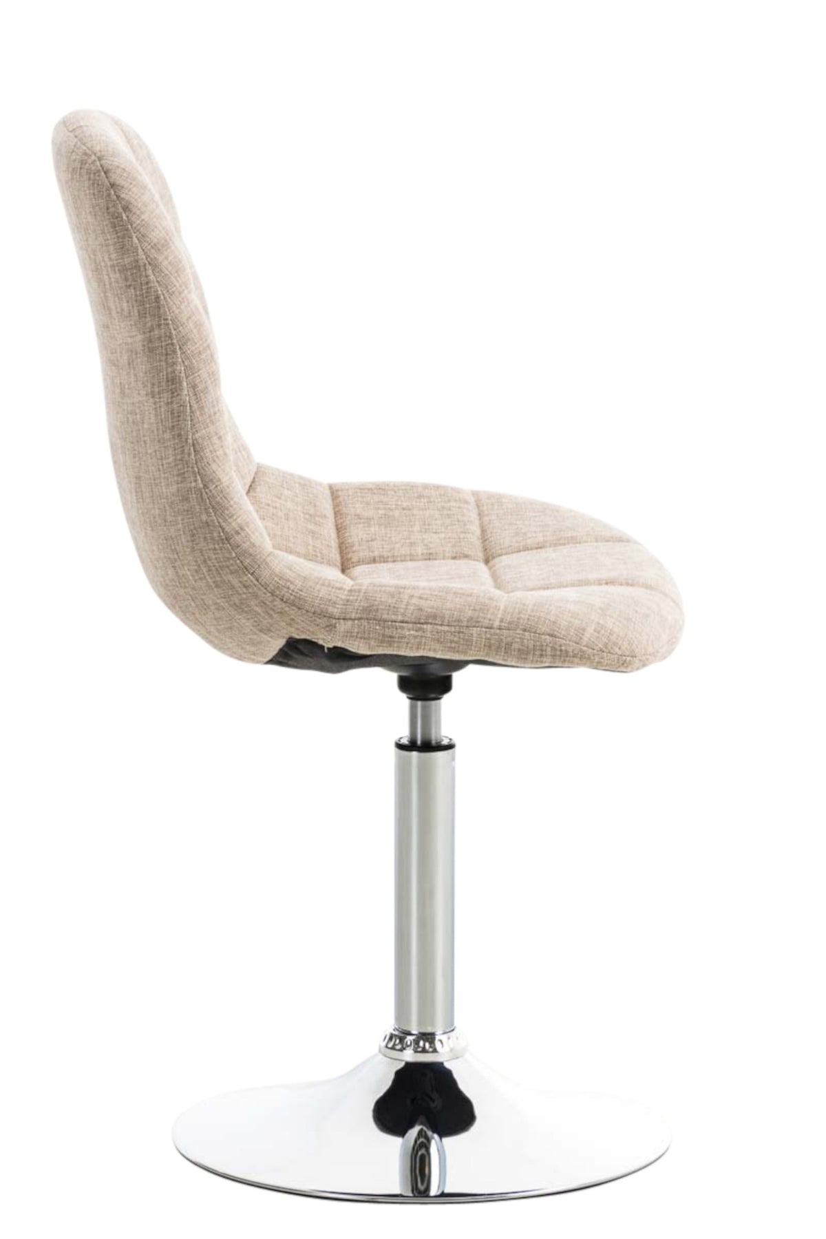 Set van 2 Emil Eetkamerstoelen - Stof creme creme