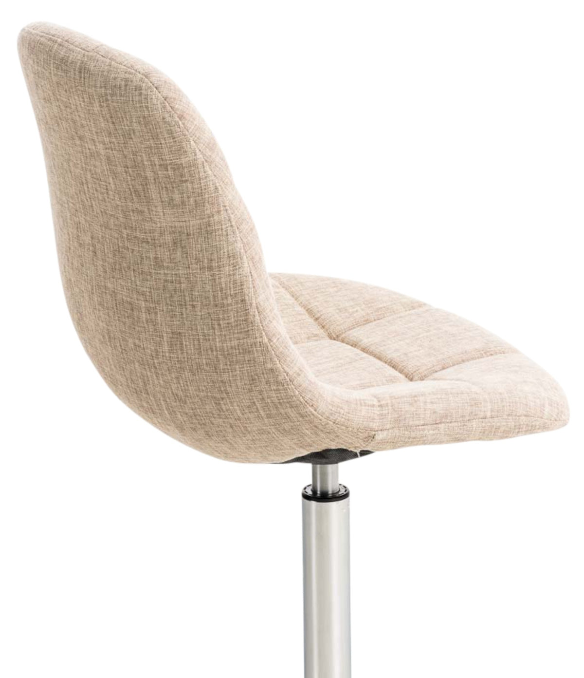 Set van 2 Emil Eetkamerstoelen - Stof creme creme