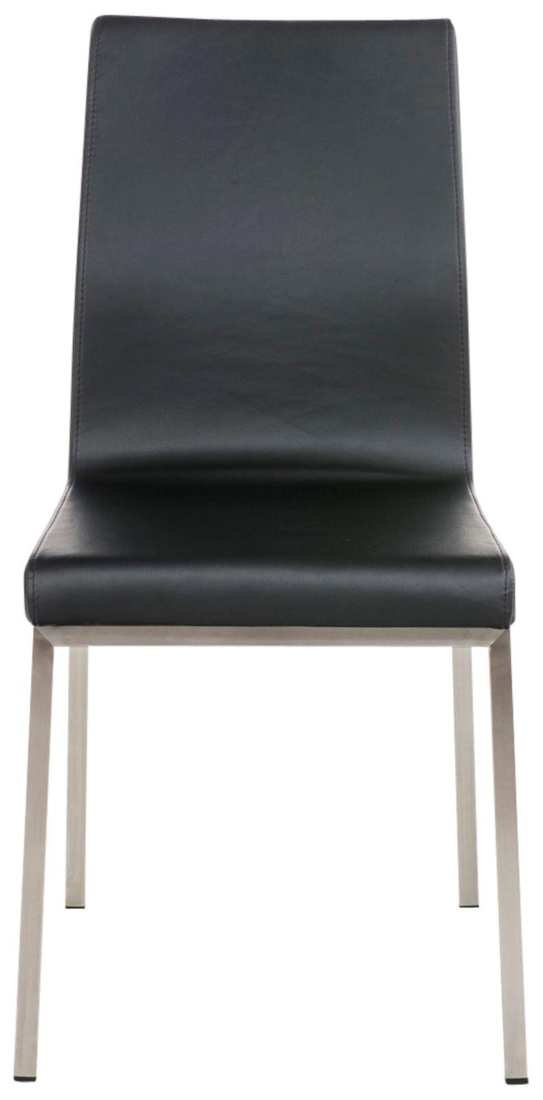 Set van 2 eetkamerstoelen Colmar - Kunstlkeer zwart schwarz