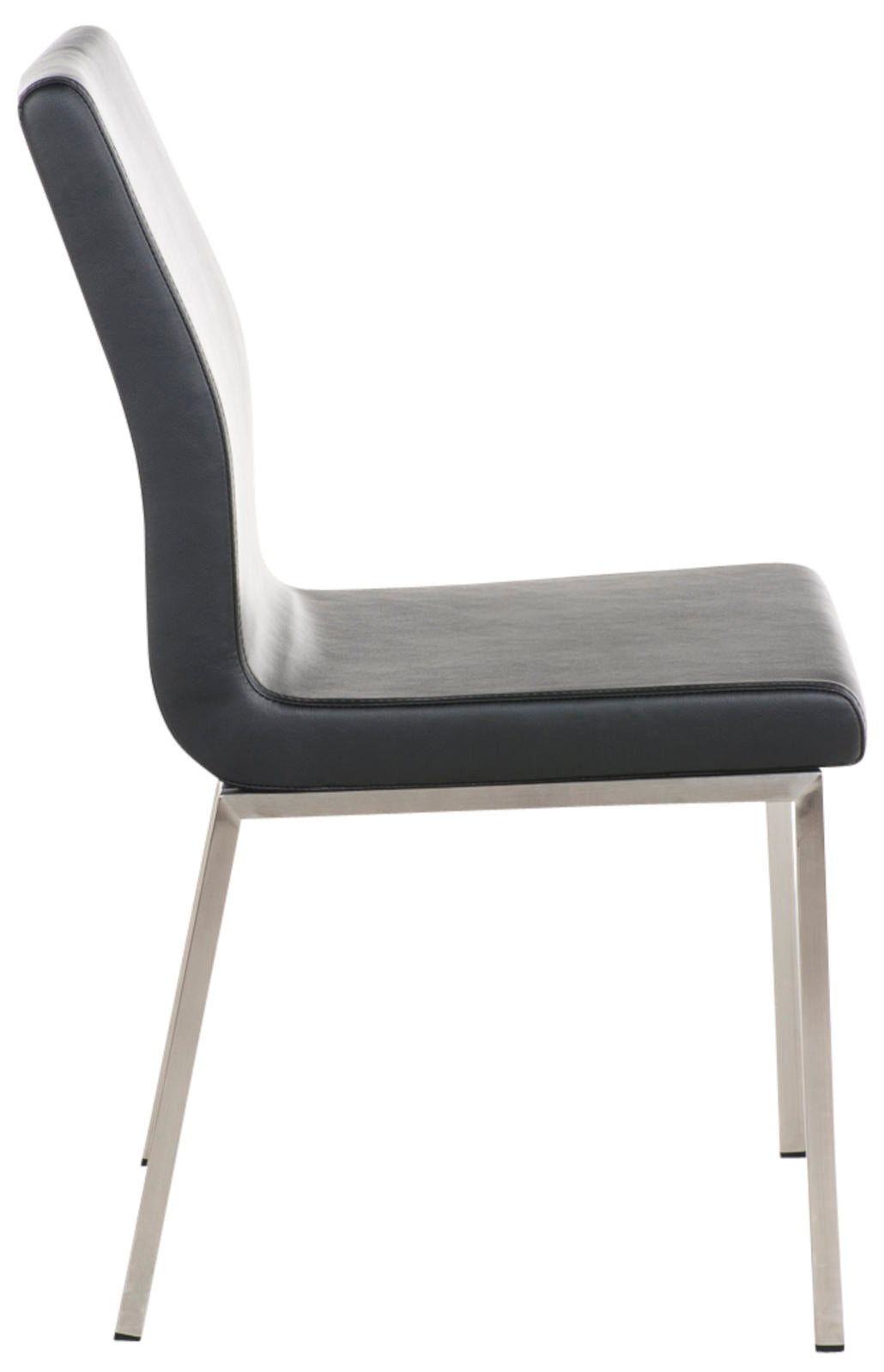 Set van 2 eetkamerstoelen Colmar - Kunstlkeer zwart schwarz
