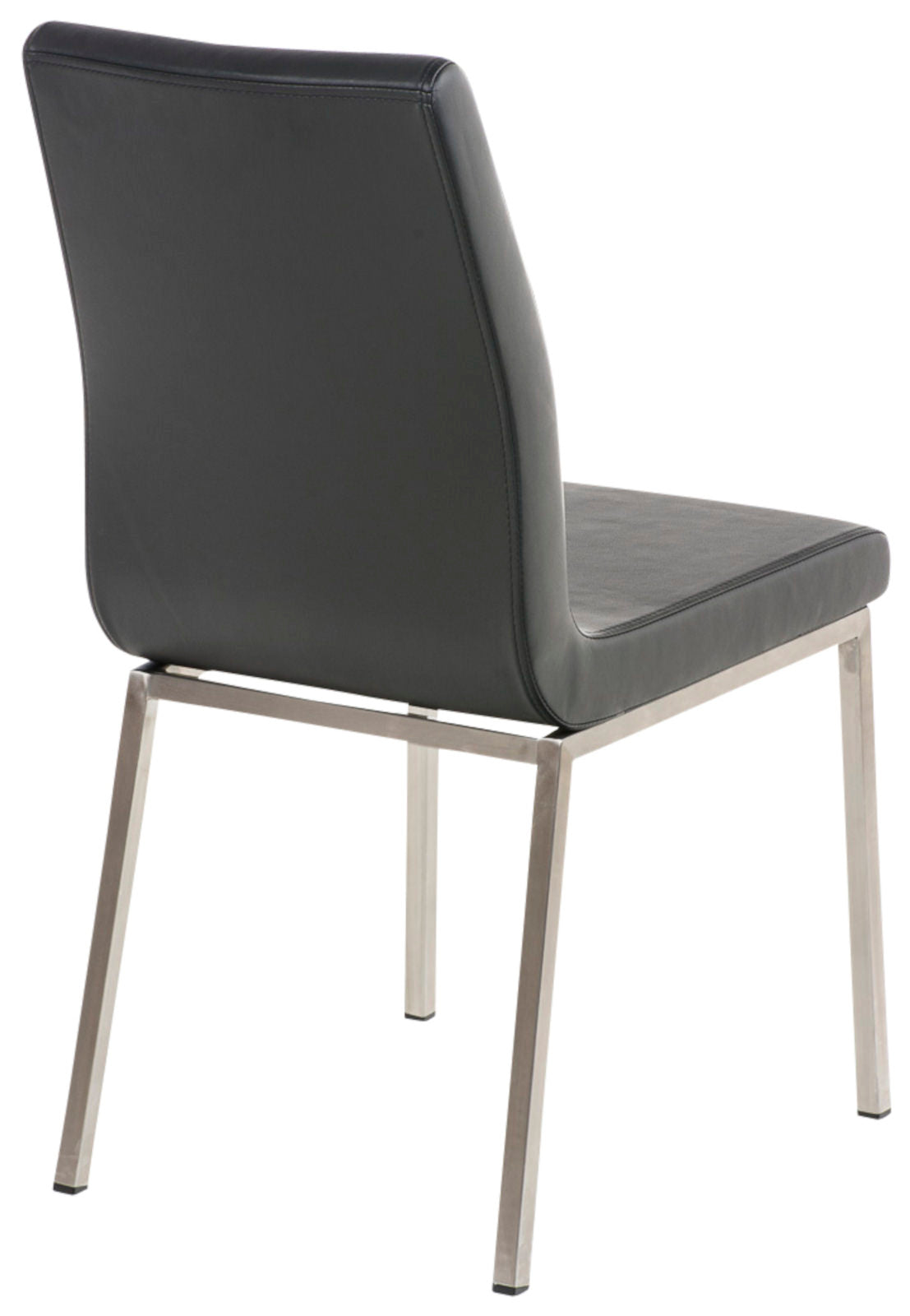 Set van 2 eetkamerstoelen Colmar - Kunstlkeer zwart schwarz