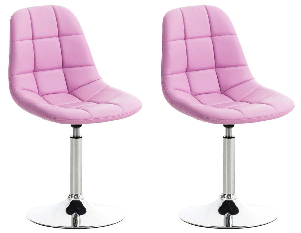 Set van 2 Emil Eetkamerstoelen roze pink