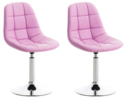 Set van 2 Emil Eetkamerstoelen roze pink
