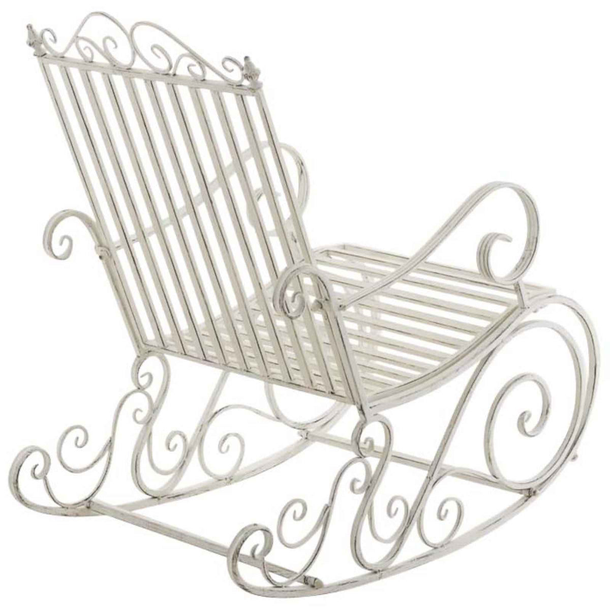 Set van 2 schommelstoelen Smilla antiek/wit antik weiß