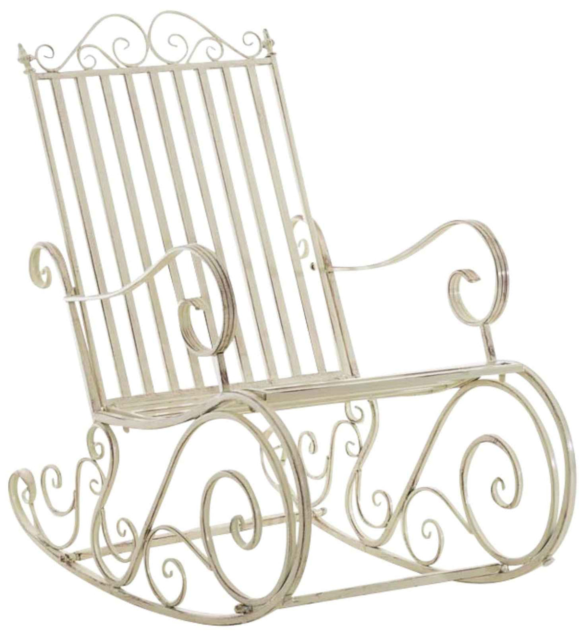 Set van 2 schommelstoelen Smilla antiek/creme antik-creme
