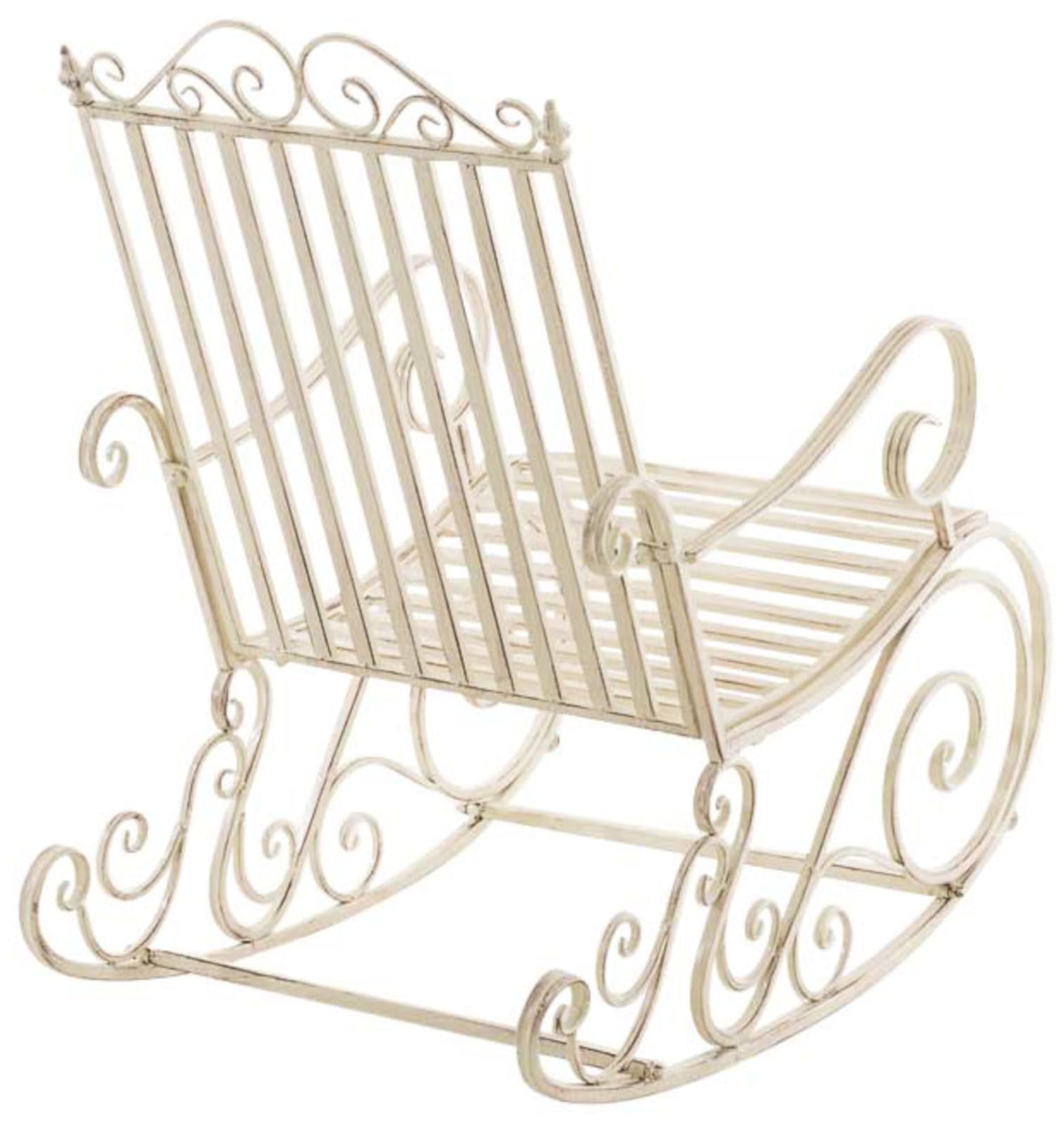Set van 2 schommelstoelen Smilla antiek/creme antik-creme