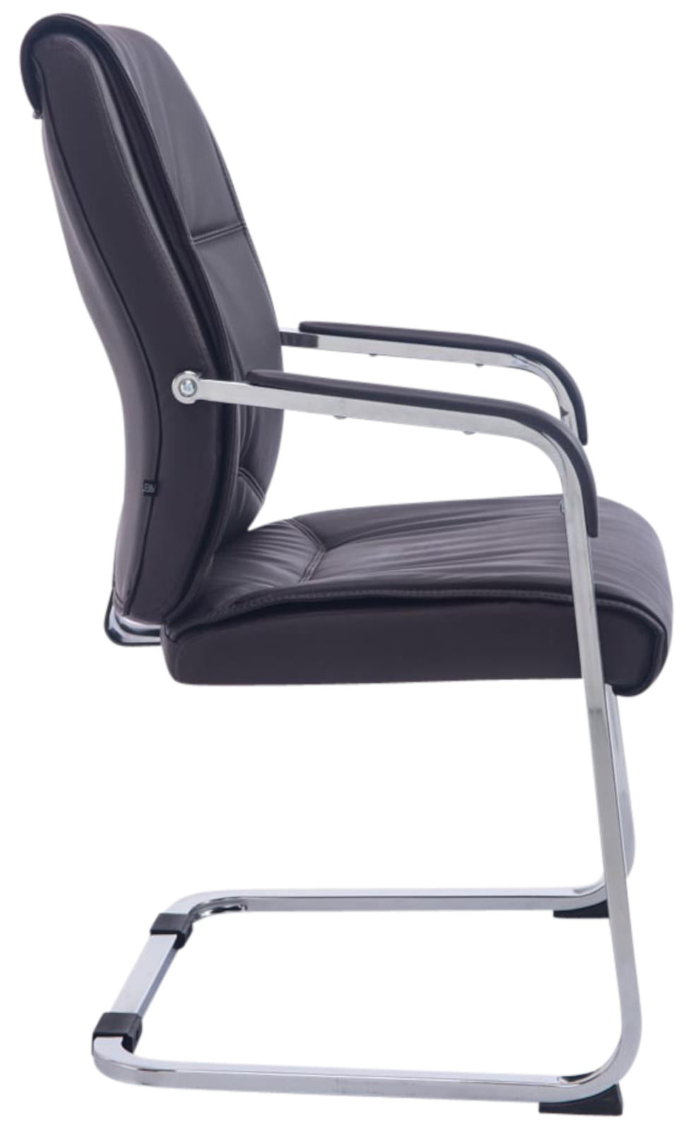 Set van 2 Eetkamerstoelen XXL Anubis Kunstleer bruin braun