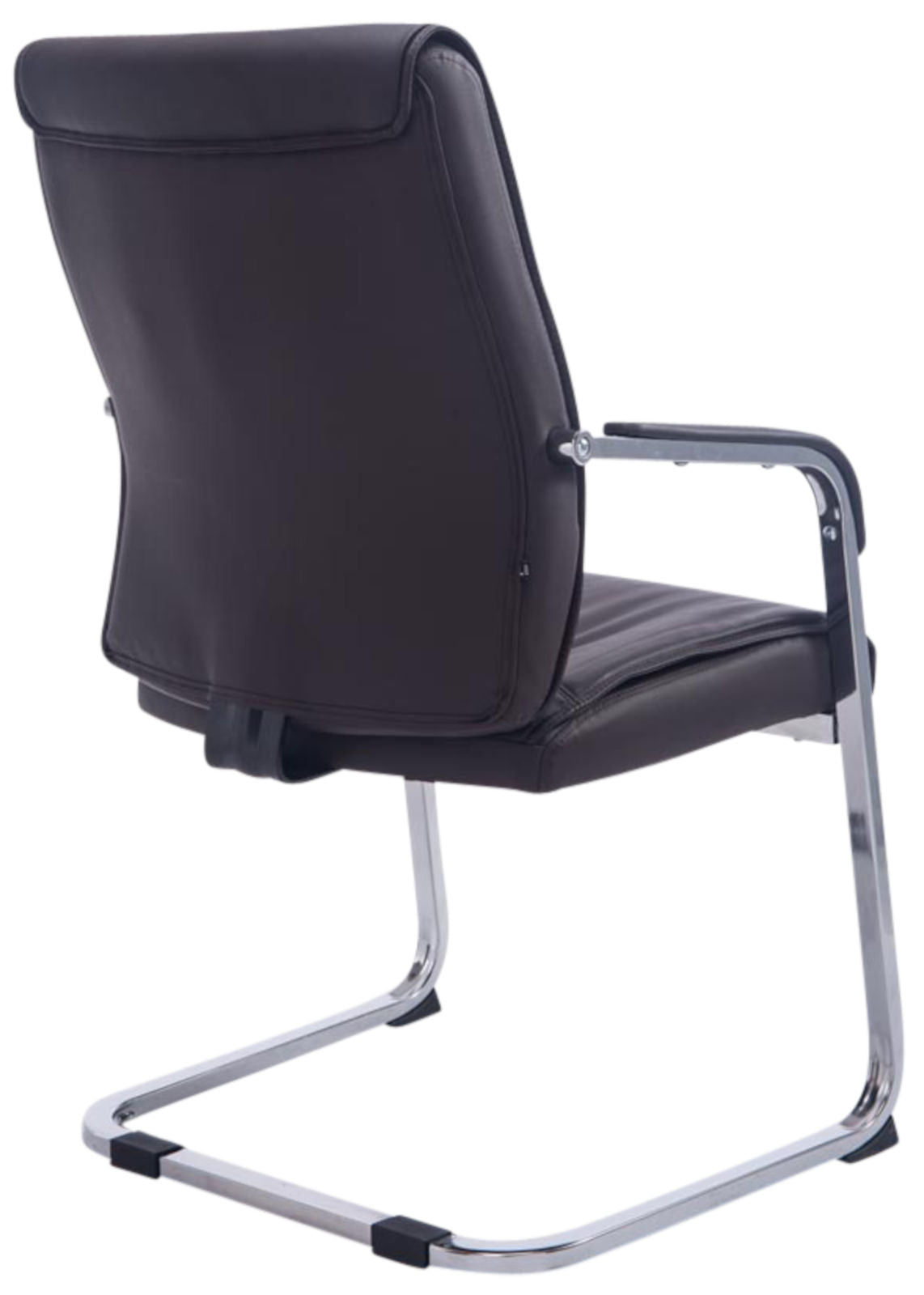 Set van 2 Eetkamerstoelen XXL Anubis Kunstleer bruin braun