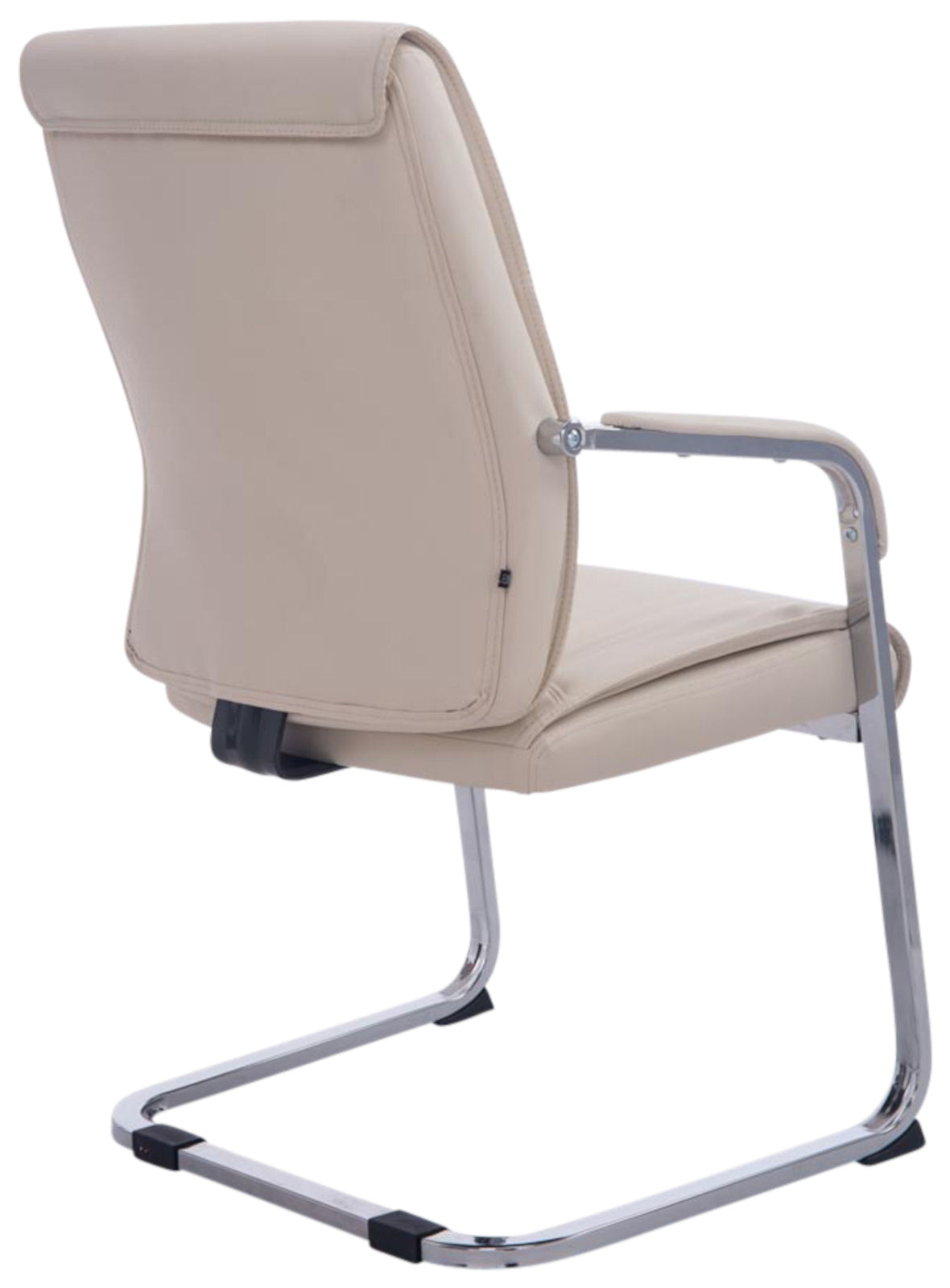Set van 2 Eetkamerstoelen XXL Anubis Kunstleer creme creme