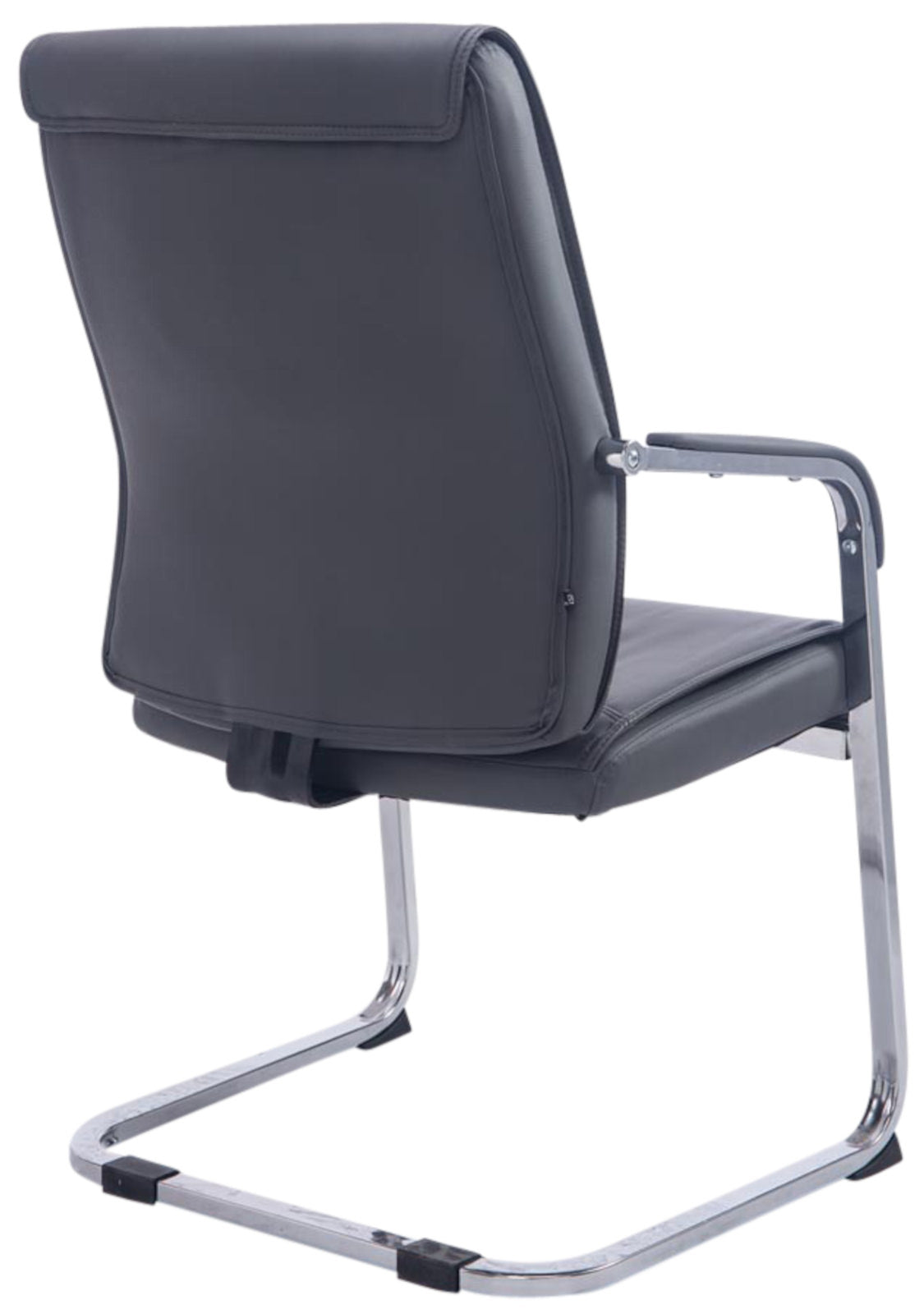 Set van 2 Eetkamerstoelen XXL Anubis Kunstleer grijs grau