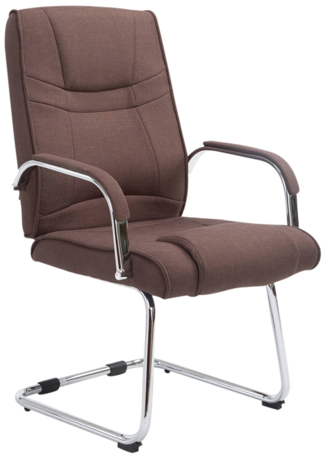 Set van 2 Eetkamerstoelen Attila Stof bruin braun