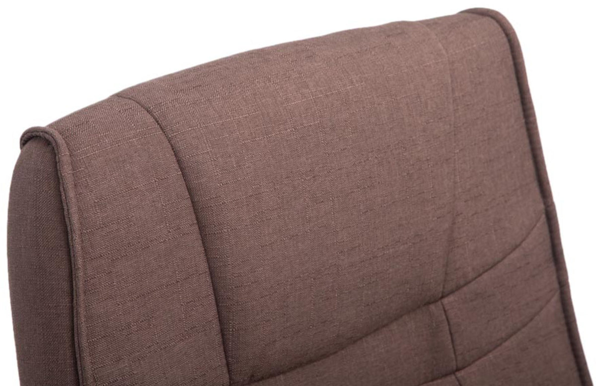 Set van 2 Eetkamerstoelen Attila Stof bruin braun