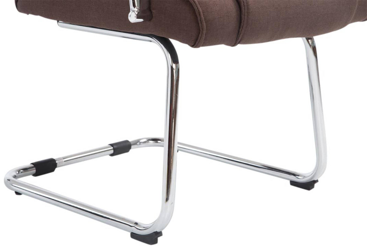 Set van 2 Eetkamerstoelen Attila Stof bruin braun