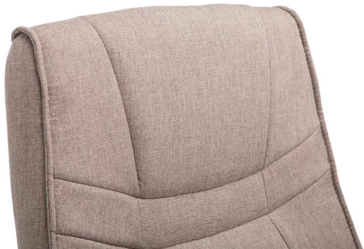 Set van 2 Eetkamerstoelen Attila Stof taupe taupe