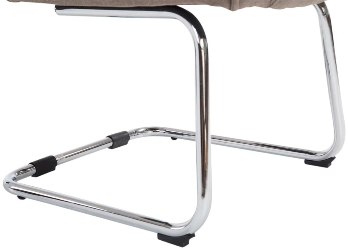Set van 2 Eetkamerstoelen Attila Stof taupe taupe