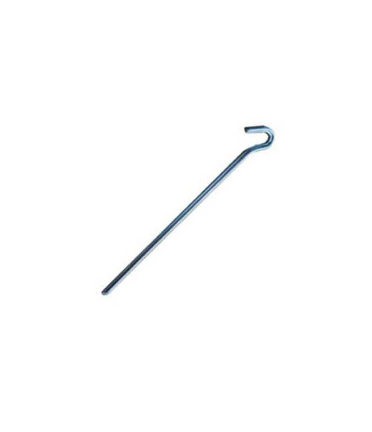 Grondpinnen 30cm 1 stuk,zilver silber