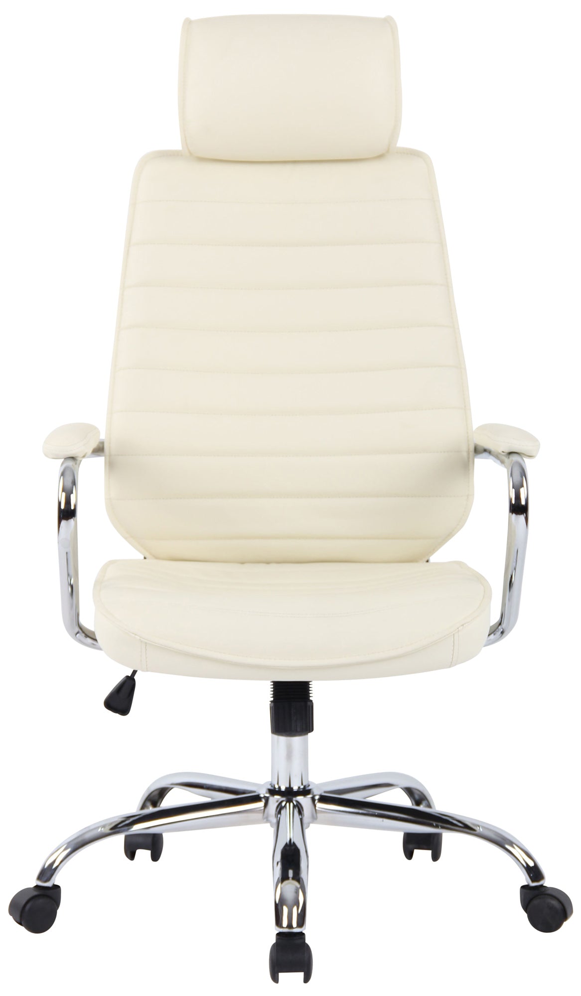 Bureaustoel Rako Echt Leder creme creme