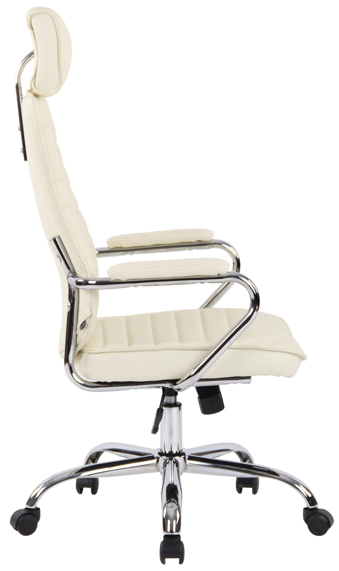 Bureaustoel Rako Echt Leder creme creme