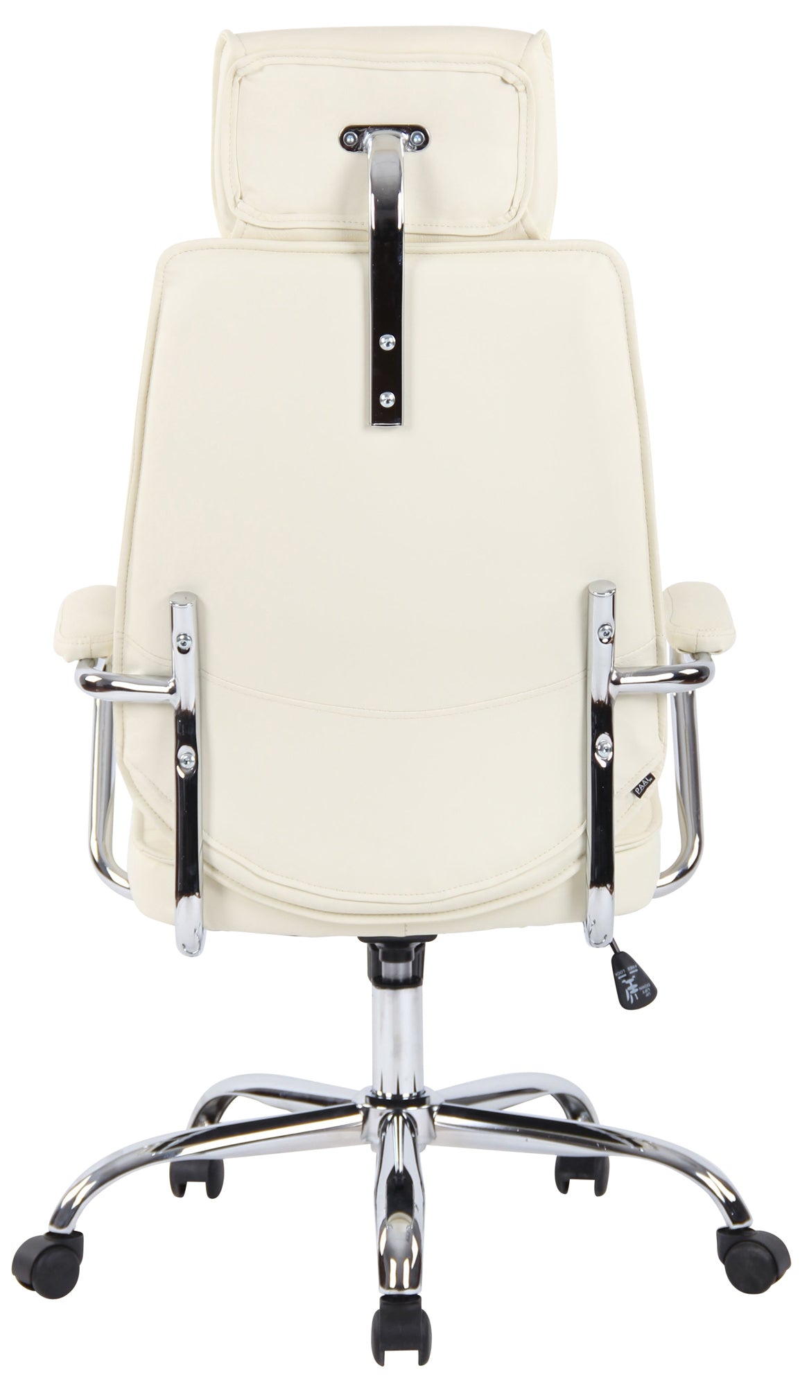 Bureaustoel Rako Echt Leder creme creme