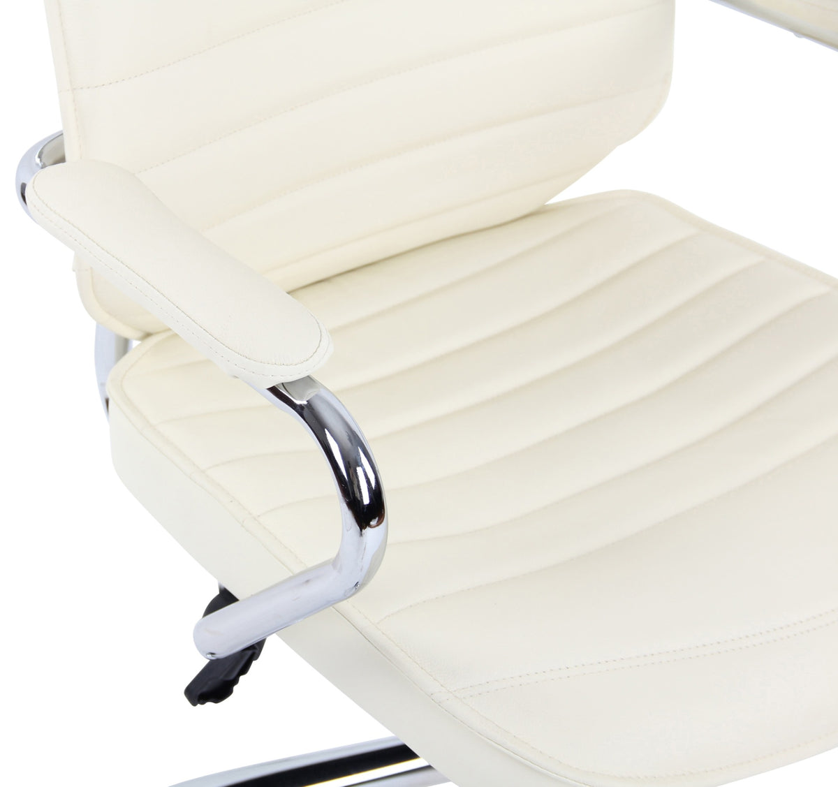 Bureaustoel Rako Echt Leder creme creme