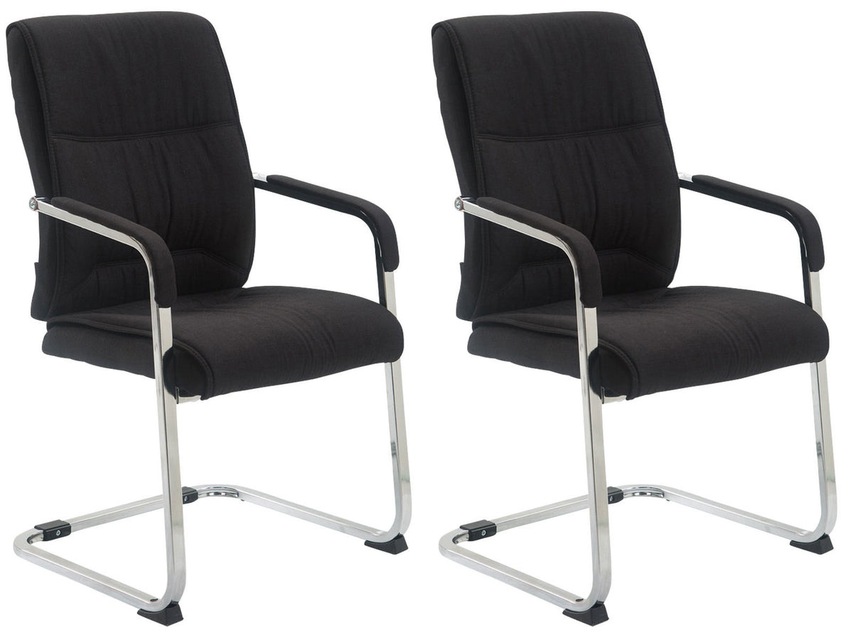 Set van 2 Cantilever XXL Anubis Stof zwart schwarz