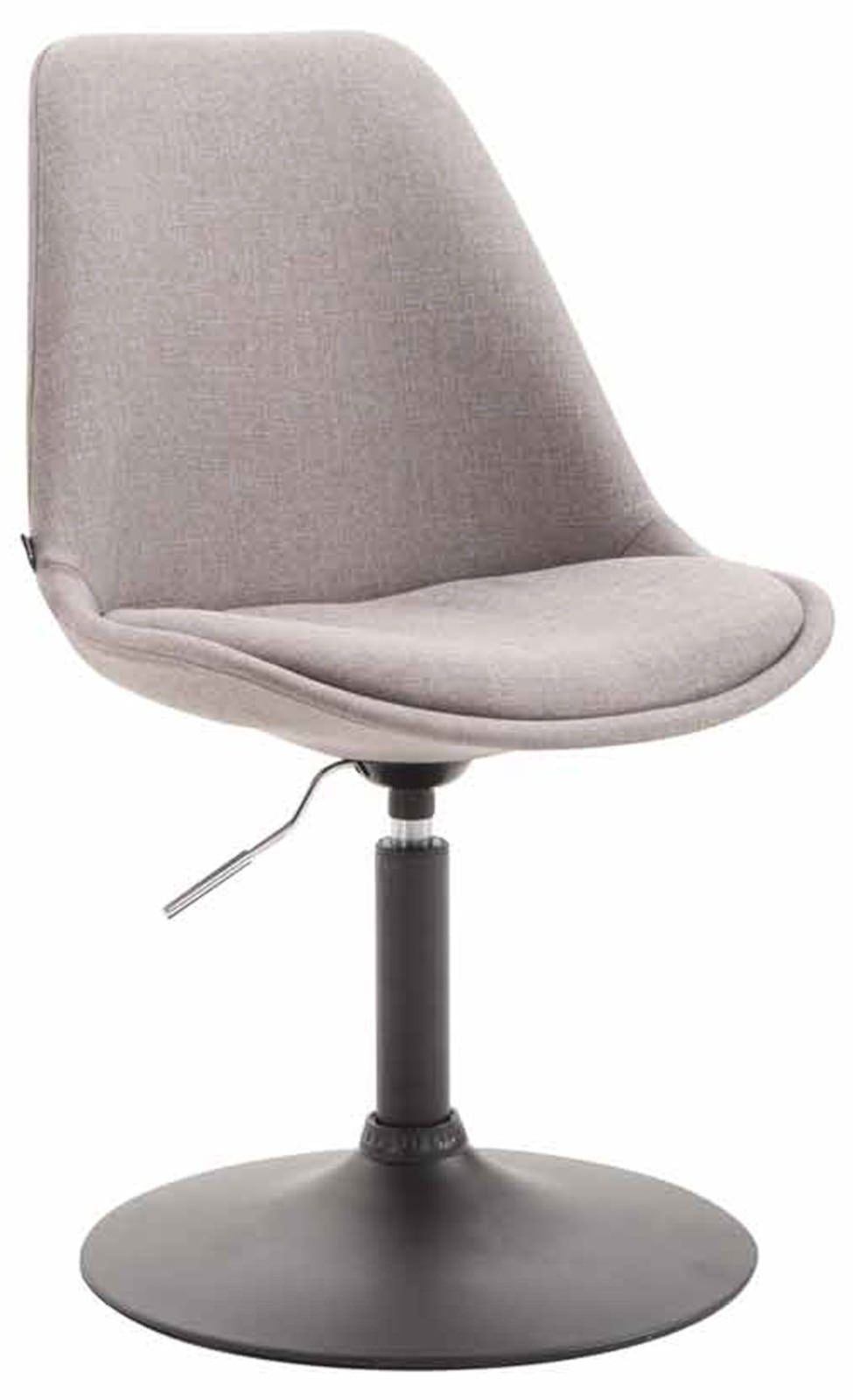 Set van 4 Eetkamerstoelen Maverick Stof grijs,zwart grau