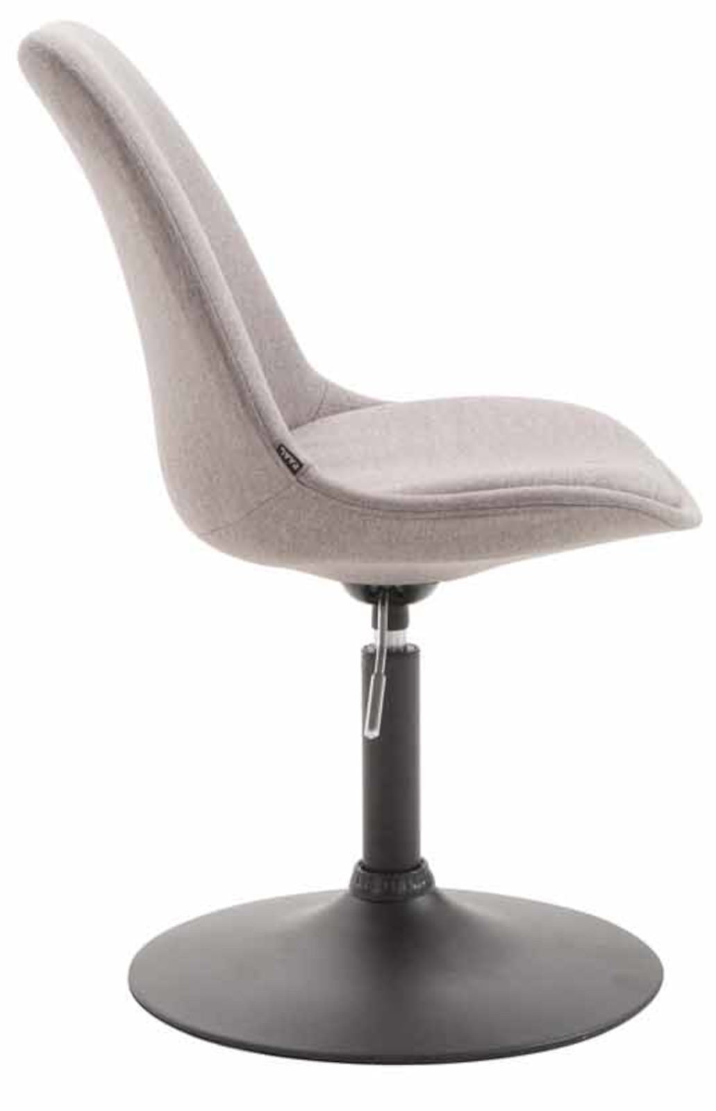 Set van 4 Eetkamerstoelen Maverick Stof grijs,zwart grau