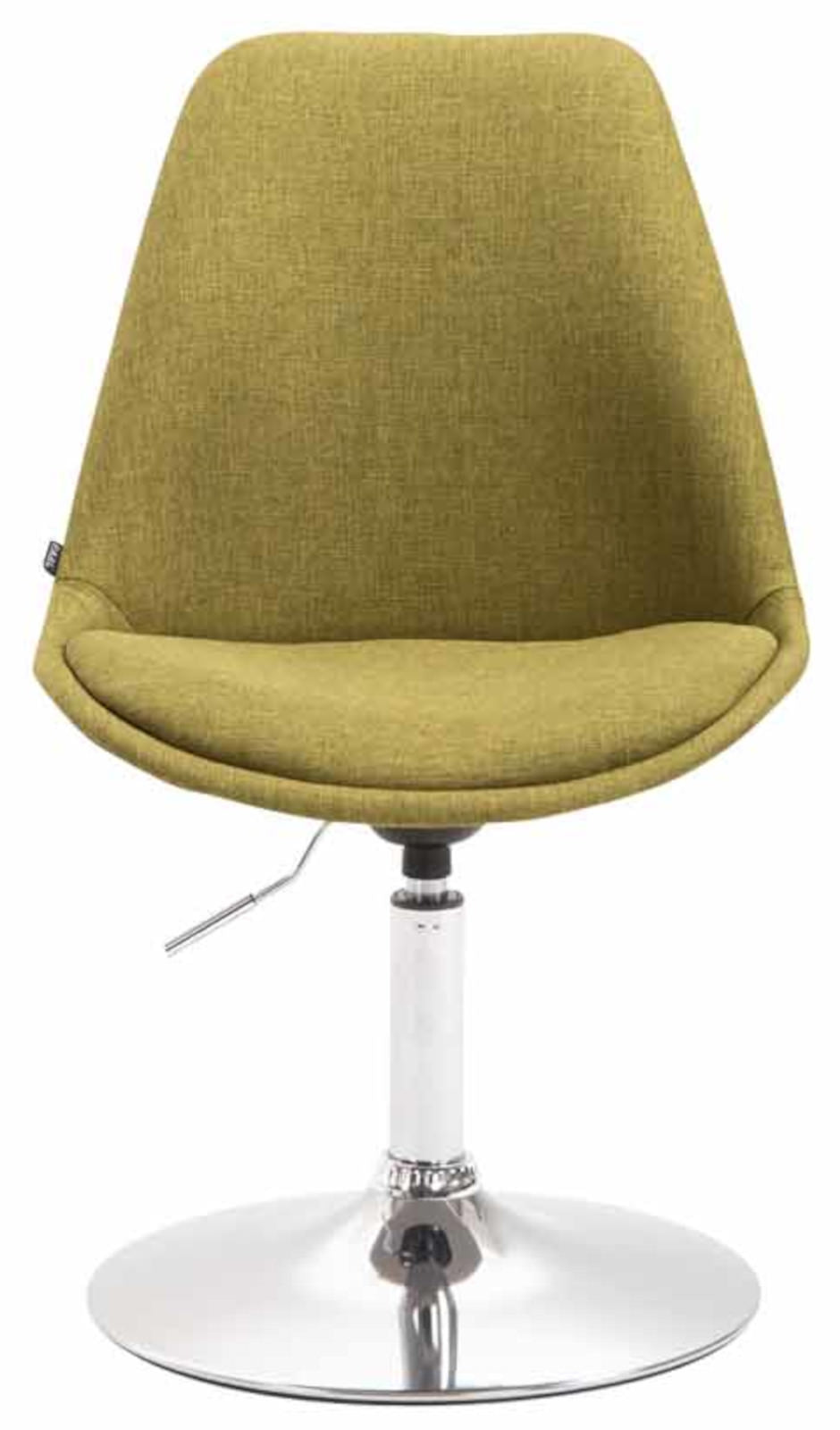 Set van 4 Eetkamerstoelen Maverick Stof groen,chroom grün