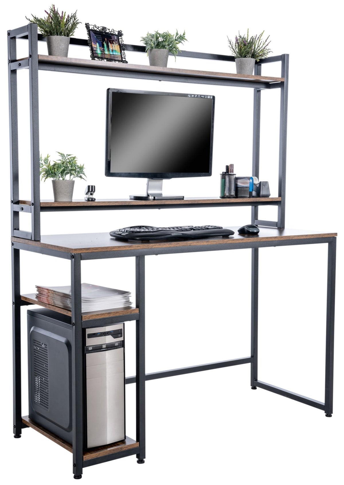Bureau Billings zwart/bruin schwarz/braun