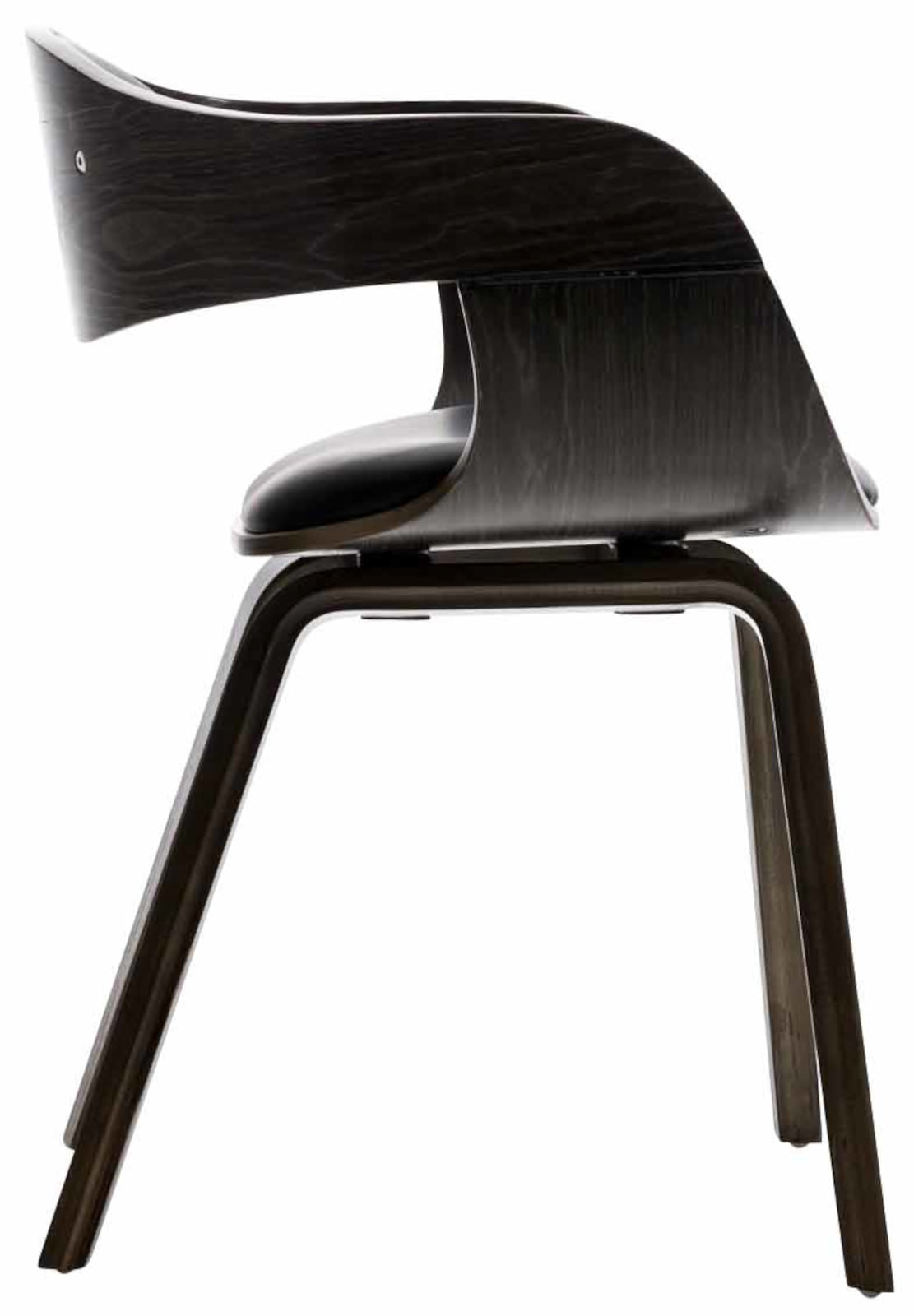 Set van 2 Kingston Stoelen Kunstleer zwart/grijs schwarz/grau