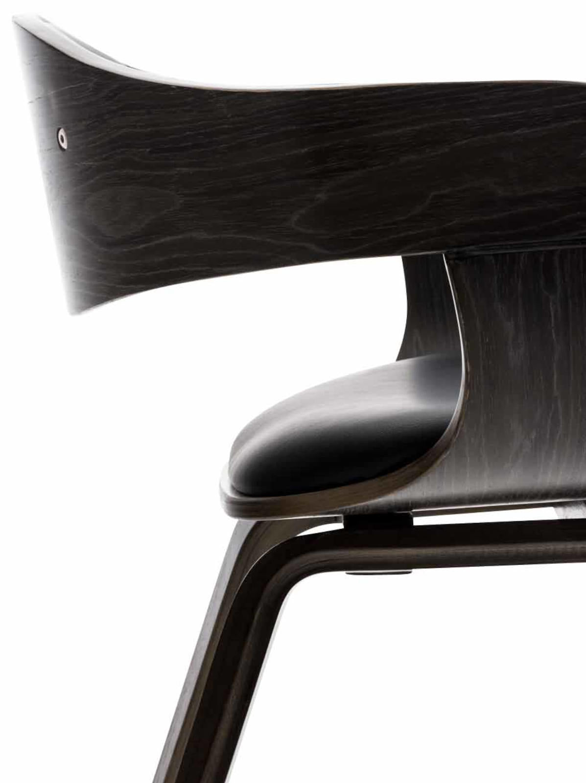 Set van 2 Kingston Stoelen Kunstleer zwart/grijs schwarz/grau